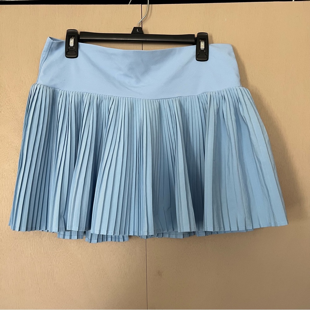 XL Joy Lab Light Blue Pleated Athletic Skort, Athleisure Skort, Sporty